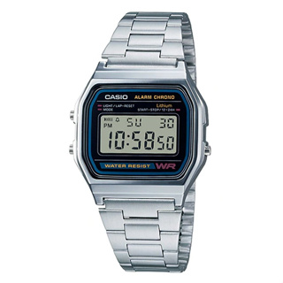 🎁CASIO STANDARD A158WA-1 ของแท้ 100% พร้อมส่ง ประกัน 1 ปี