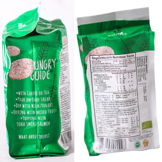 ขนม ขนมกินเล่น เค้กข้าว ออแกนิค อบกรอบ ธัญพืช 5ชนิด กลูเตนฟรี Organic Rice Cakes 5 Grains Gluten free snack 80g Allrite