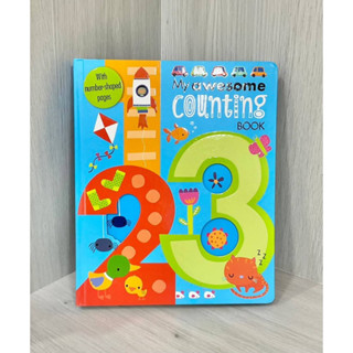 พร้อมส่ง ‼️ หนังสือเสริมพัฒนาการ Board book สีสวย My Awesome book - Counting