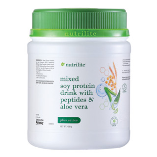 Nutrilite Mixed Soy Protein Drink with Peptides &amp; Aloe Vera (450g)  ออล แพลนท์ โปรตีน พลัส - ขนาด 450 กรัม