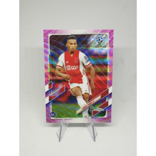 Jurrien Timber RC Pink Topps Chrome UEFA UCL  2020-21