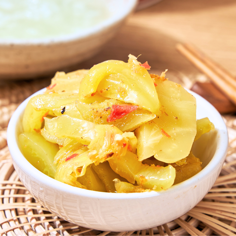 ครัวดีเยี่ยม ยำเกี้ยมฉ่ายน้ำมันงา1000 กรัม คัดหัวผักกาดคุณภาพดี เปรี้ยวหวานเค็มเผ็ดนิดๆผสมข่าคั่วป่น - รูปที่ 2