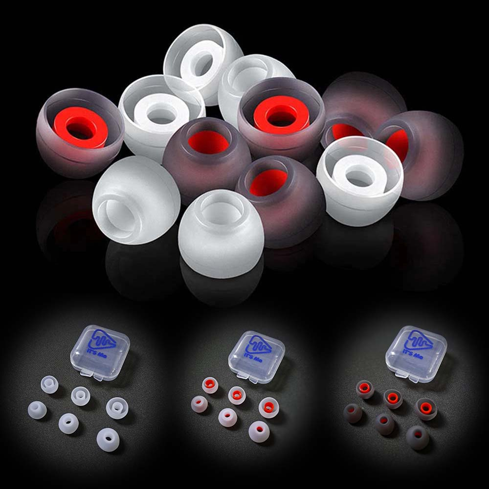 IT'S ME จุกหูฟัง ซิลิโคน ชุด 3 ขนาด S M L Silicone Eartips สต็อกพร้อมในไทย แพ็คจัดส่งใน 24 ชม