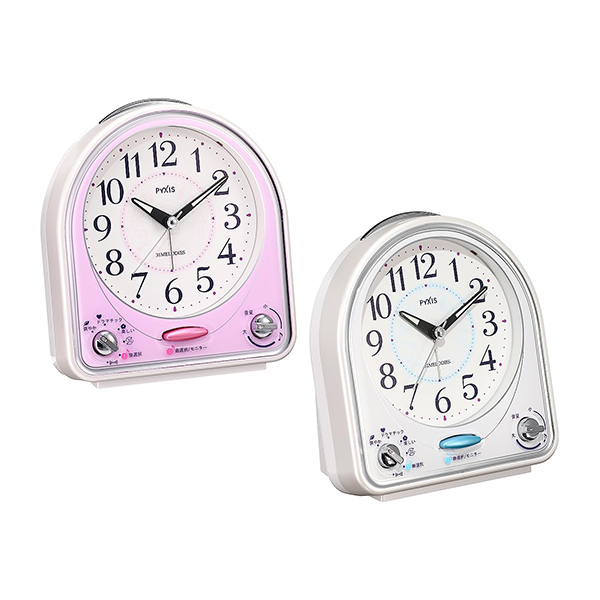 SEIKO PYXIS Alarm clock Table clock analog 31 songs Melody NR435