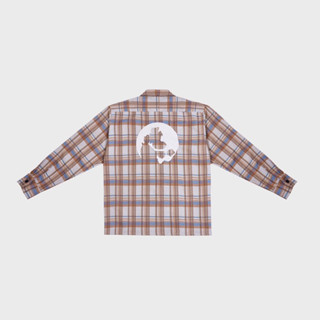 Shadow Moon Plaid Shirt Jacket