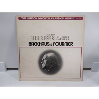 1LP Vinyl Records แผ่นเสียงไวนิล Brahms CELLO SONATA No.1 in E minor (E2E12)