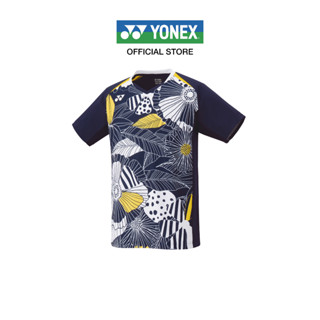 YONEX MENS CREW NECK SHIRT 10503 เสื้อคอวี ผ้า Polyester มาพร้อมเทคโนโลยี Very Cool Dry เย็นสบายแห้งเร็วสัมผัสเนียนนุ่ม