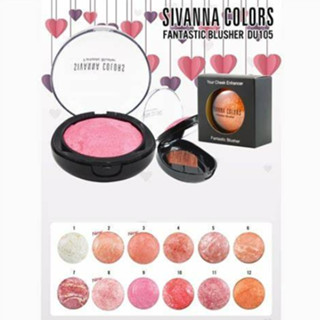 บรัชออน ปัดแก้ม SIVANNA COLORS Fantastic Blusher ขนาด8กรัม