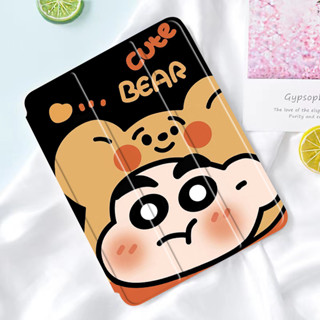 cute bear เคสหลังใสไอแพด TPU เคสสิลิโคน โปร10 5นิ้ว gen10 2 แอร์1/2/3/4/5 air10 9 9 7 gen6/7/8/9/10 2021 CASE IPAD 9937