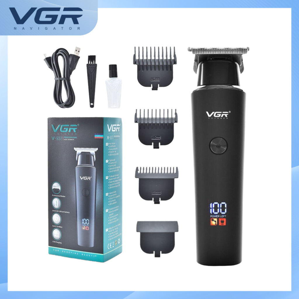 ปัตตาเลี่ยนไร้สาย VGR รุ่น V-937 มีหน้าจอ LED และ KM-2282 // GW-9876 คล้ายกัน