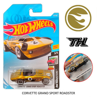 โมเดลรถเหล็ก Hotwheels : CORVETTE GRAND SPORT ROADSTER ลิขสิทธิ์แท้ ล้อยาง STH ( SUPER TREASURE HUNT ) Hot wheels