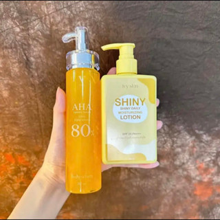 ❗️[ลด 50% ในไลฟ์ ตอน 20:00 ] ❗️โลชั่นชายนี่💛 เซรั่ม AHA บำรุงพร้อมกันแดด SPF 50 pa+++ SHINY วีไวท์ วิววี่