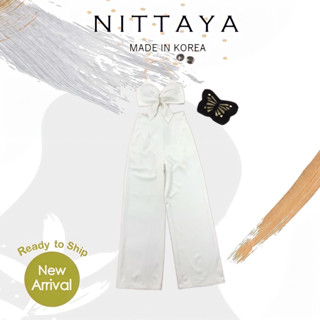 #Nittaya #ป้ายNittaya จั้มผ้าซาตินผูกคอ เว้าช่วงอก