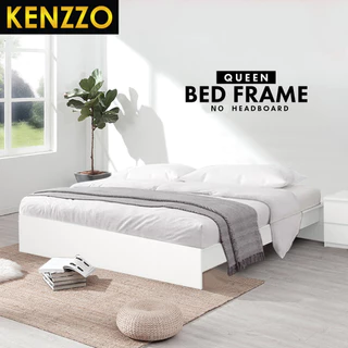 พร้อมส่ง Kenzzo: รุ่น Snow เตียงนอน ฐานเตียง มีลิ้นชัก ขนาด 5 ฟุต สไตล์มินิมอล คุณภาพดี (Snow Queen Bed)/ เตียงนอน5 ฟุต