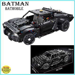 พร้อมส่ง!! ตัวต่อเลโก้จีน เลโก้รถแบทแมน รถแบทโมบิล Batman Batmobile No.T5029 1828pcs+AWO ขนาด 1:10