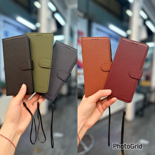 เคสหนังฝาปิด มีช่องใส่บัตรและตัวลัอกสำหรับVivo Y21 Y21s Y21t Y33s Y33t Y02 Y22 Y22s Y35 Y02s Y16 S1pro