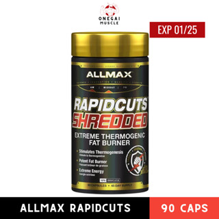 โปรร้านเปิดใหม่✨ AllMax Rapidcut Shredded 90 เม็ด 90 caps EXP 01/25