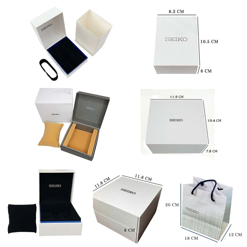 กล่องนาฬิกา SEIKO ถุงกระดาษ SEIKO - ขนาดเล็ก,ขนาดกลาง,ขนาดใหญ่  - สีขาว