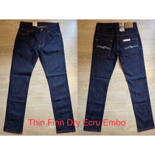 Nudie Jeans Thin Finn Dry Ecru Embo