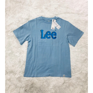 LEE เสื้อยืดเด็ก สีฟ้า ผ้านุ่มใส่สบาย ของแท้จากช็อป