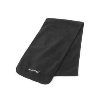 GLOBAL WORK x NO COFFEE muffler black ผ้าพันคอ สีดำ เนื้อนุ่ม