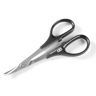 Tamiya 74005 - Tamiya Craft Tools – Curved Scissors for Plastic กรรไกรอุปกรณ์แต่งรถทามิย่า