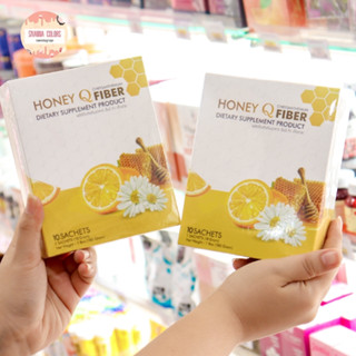 Honey Q Fiber ฮันนี่ คิว เก๊กฮวย ไฟเบอร์ 1กล่อง 7ซอง