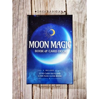 Moon Magic Book &amp; Card Deck ไพ่ออราเคิลแท้ลดราคา ไพ่ยิปซี ไพ่ทาโร่ต์ ไพ่ออราเคิล Tarot Oracle