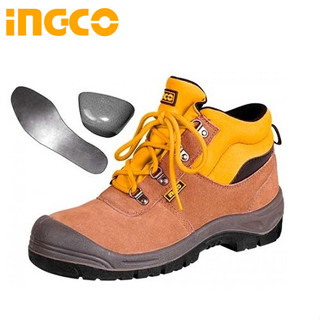 INGCO รองเท้านิรภัย / รองเท้าเซฟตี้ (เสริมพื้นเหล็ก) เบอร์ 39 - 44 รุ่น SSH02S1P ( Safety Shoe )