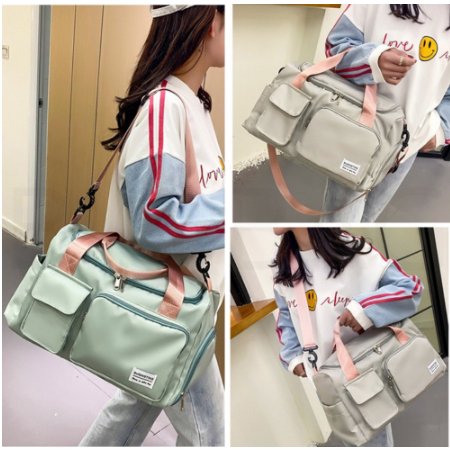 [ไซโลรองเท้าอิสระ] กระเป๋าขนาดใหญ่สำหรับเดินทาง กันน้ํา แฟชั่น กระเป๋าเดินทางกีฬา Traveling Bag - รูปที่ 6