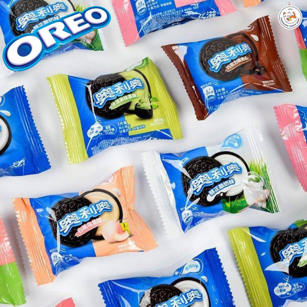 โอริโอ้ Oreoโอริโอ้ Oreo (1ซอง รสแปลกใหม่มีกว่า 10 รสชาติ โอรีโอ้นำเข้า โอรีโอ้จีน โอริโอ้เกาหลี oreo x