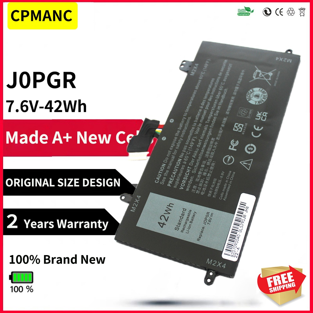 CPMANC J0PGR JOPGR Laptop Battery For Dell Latitude 5285 5290 T17G 1WND8 JOPGR X16TW T17G001 Laptop 