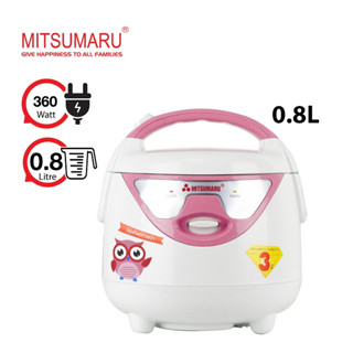 หม้อหุงข้าวMitsumaru 0.8 ลิตร รุ่น AP-508 ระยะรับประกัน1ปี