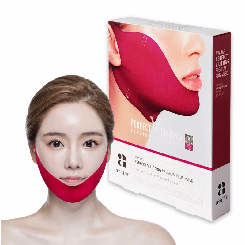 มาส์คกระชับเหนียง Avajar Perfect V-lifting Premium Mask