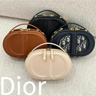 ดิออร์ Dior/CD SIGNATURE กระเป๋ากล้องทรงวงรี/กระเป๋าสุภาพสตรี/กระเป๋าสะพายข้าง/กระเป๋าสะพายไหล่/ใหม่