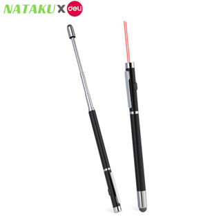 Nataku ปากกาเลเซอร์ เลเซอร์พ้อยเตอร์ เลเซอร์สีแดง พ้อยเตอร์ Laser Pointer ยืดได้ ปรับโฟกัสได้ ใช้นำเสนองานได้อย่างดี