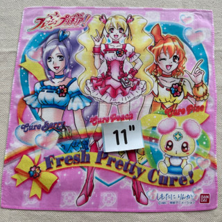 Pretty cure ผ้าเช็ดหน้า พริตตี้เคียว