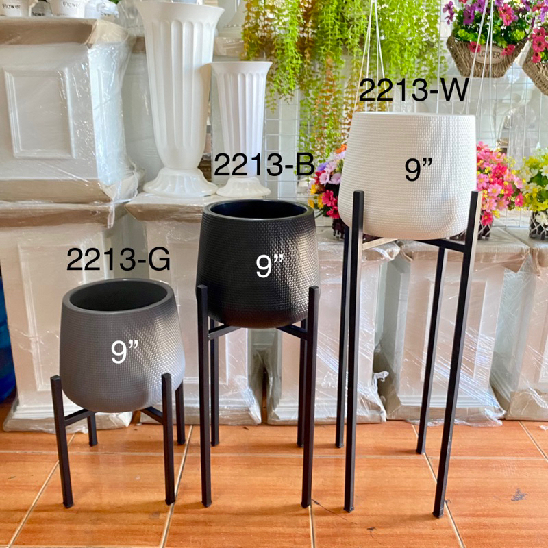 (พร้อมส่ง)ขาตั้งกระถางต้นไม้🌳ขาตั้งเหล็กสีดำ ขาตั้งต้นไม้ขาเหล็กสีดำ แข็งแรง ทน
