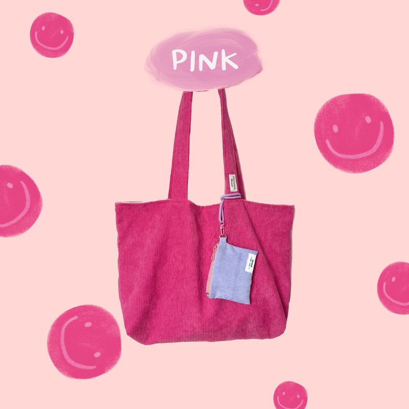 เซ็ต 2 ใบ Tote bag+กระเป๋าห้อยคอ