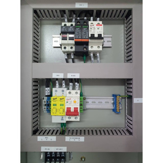 ตู้คอมบายเนอร์ Combinerbox On Grid AC&amp;DC 1String 1Phase  รองรับอินเวอเตอร์ 1-5K 1Phase