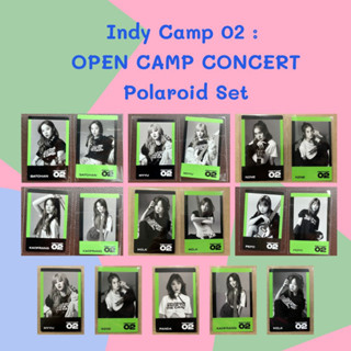 Indy Camp 02 : Printed Polaroid Set โพลารอยด์ OPEN CAMP CONCERT 2023 [ Myyu Nine Kaofrang Milk  ]