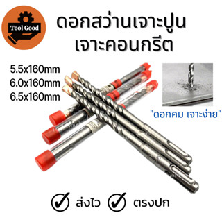 ดอกสว่านโรตารี่ Keenness【1 ตัว】เจาะปูน ผนังปูน กำแพง อิฐหิน …