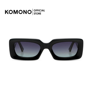 KOMONO O Black sage แว่นกันแดดรุ่นพิเศษ ทรงสี่เหลี่ยมผืนผ้า