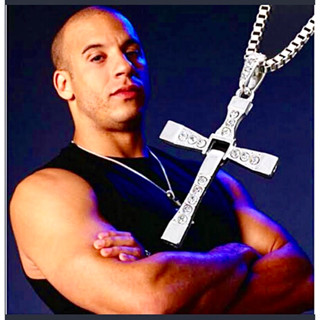 สร้อยคอ Fast 9 ไม้กางเขน ไม่ลอก Stainless Still สวย เท่ ทนทาน ใส่ลงน้ำทะเลได้