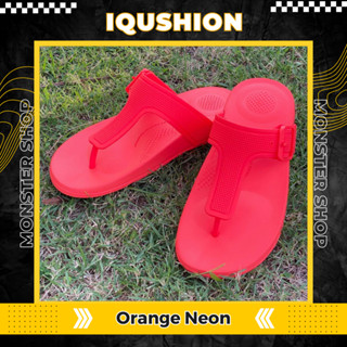 💥ลด50% Fitflop IQUSHION Buckle : Neon Orange