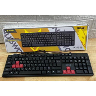 USB KEYBOARD NUBWO (NK-039 BUSINESS) BLACK , NK42   คีย์บอร์ด