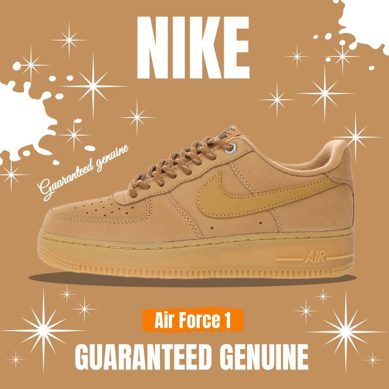 （จัดส่งฟรี）Nike Air Force 1 Low 07 LV8"Wheat / Flax" CJ9179-200 รองเท้าวิ่ง รองเท้า nike
