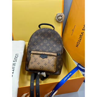 LV Palmspring backpack เกรด Vip Size 21 cm  อปก.Fullboxset