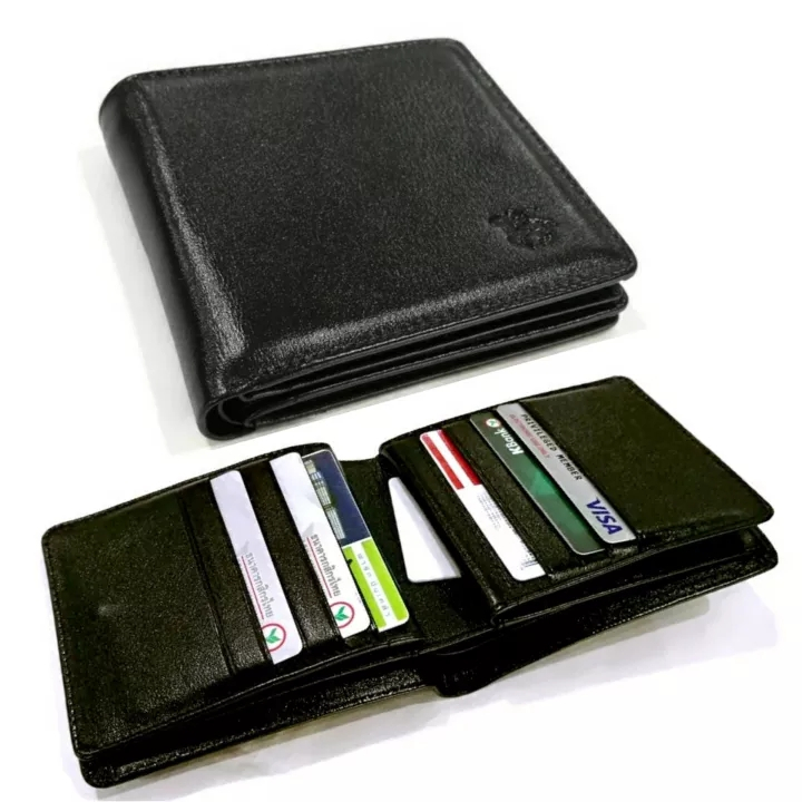 TOUGH กระเป๋าสตางค์หนังแท้ใส่แบงก์สองช่องใส่บัตร30ช่อง ขนาด 12x11x2cm รุ่น B-55588-1