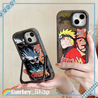 เคสไอโฟน iphone 11 14 Pro Max ins นารูโตะ ความคิดสร้างสรรค์  ขาตั้งพับได้ ไฮโซ เคส  iphone 12 13 Pro Case for iPhone